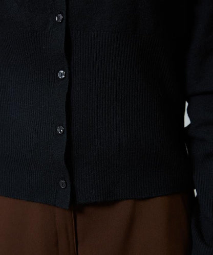 圍巾套裝 圓領 針織開衫