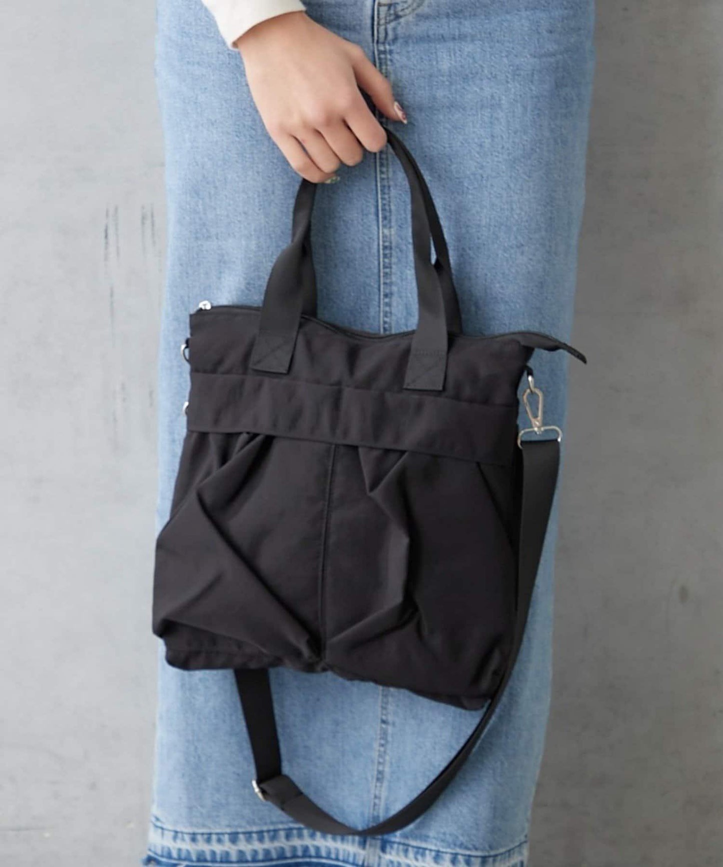 尼龍雙口袋兩用包