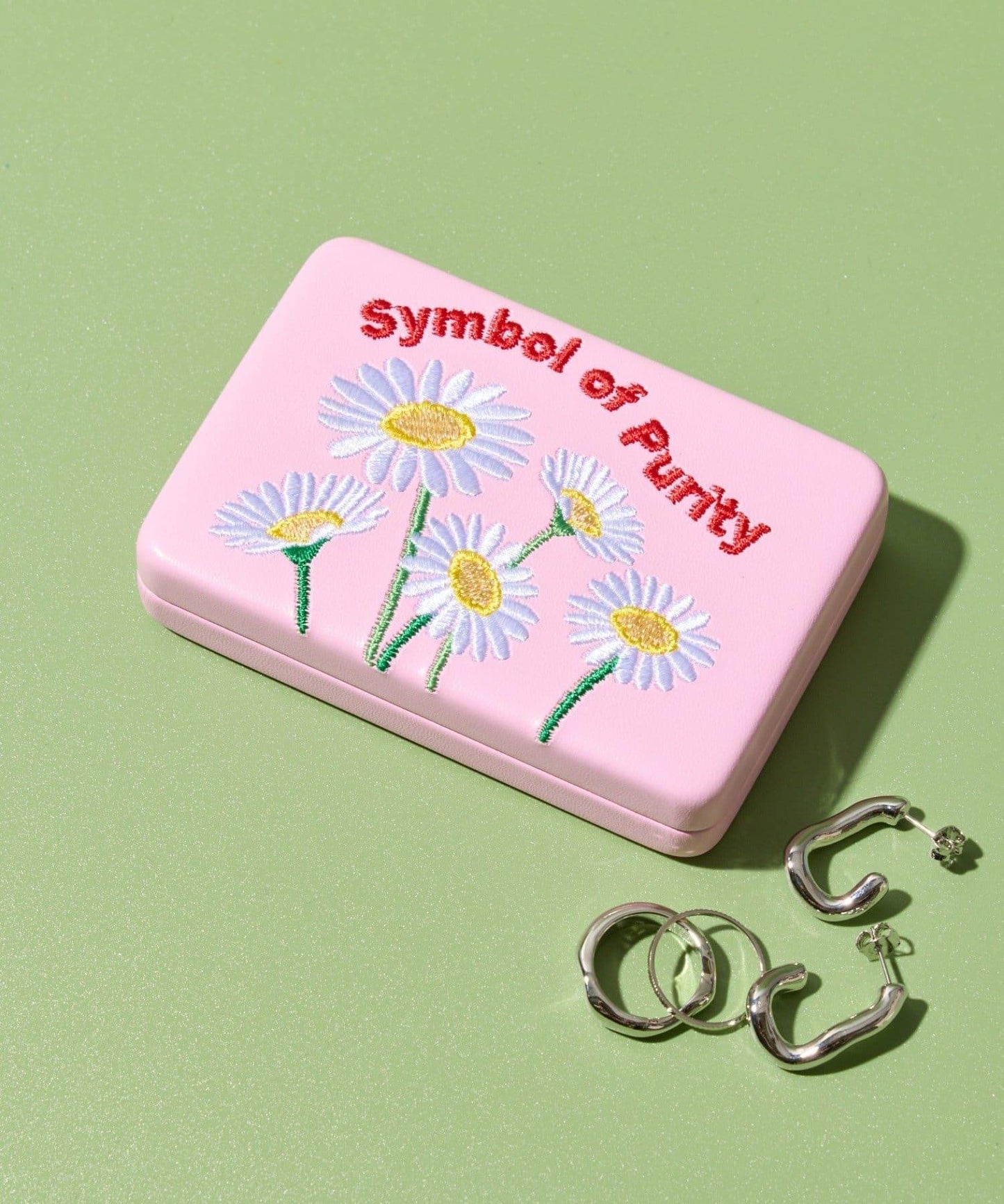 flower 刺繡收納包