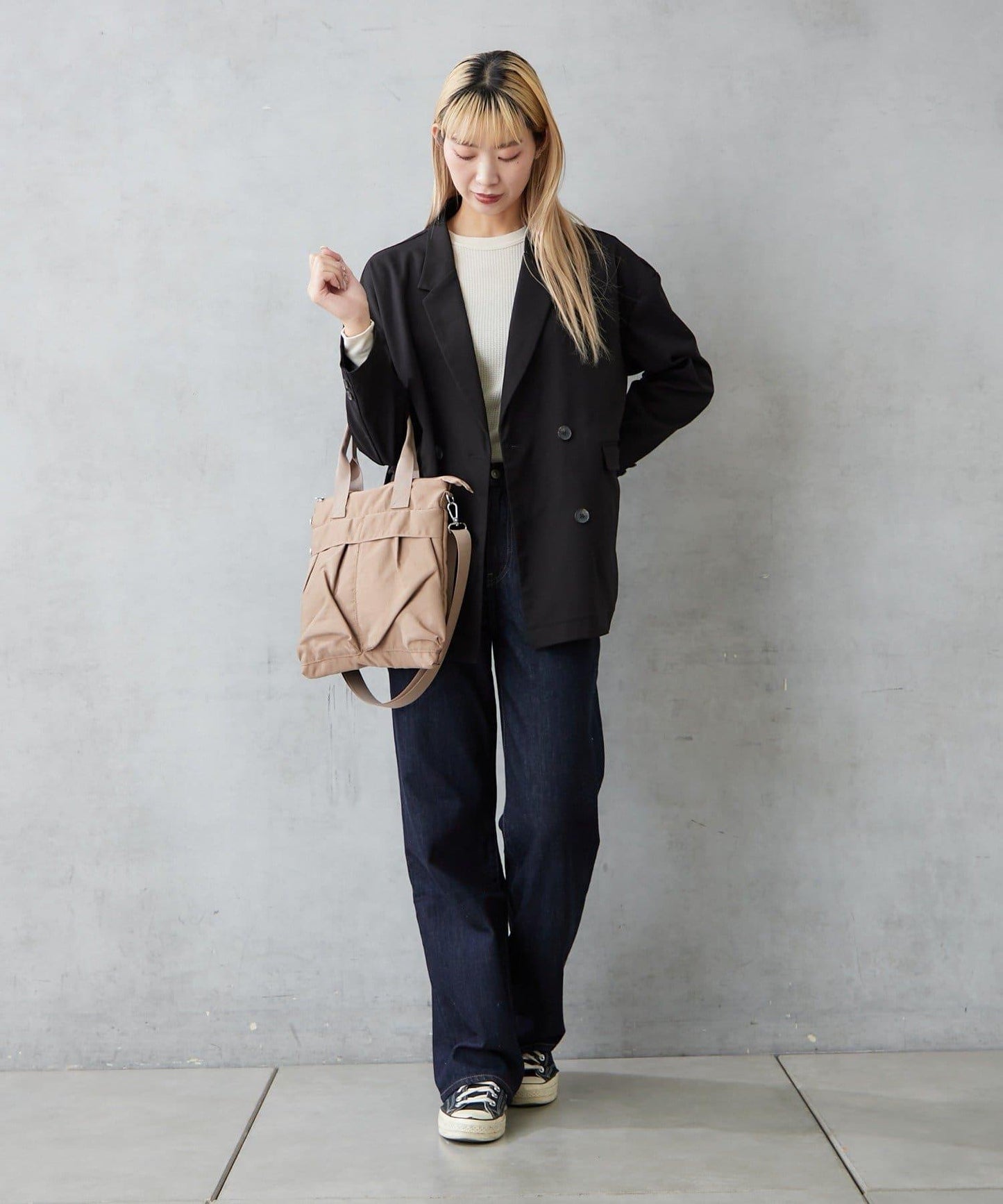 尼龍雙口袋兩用包