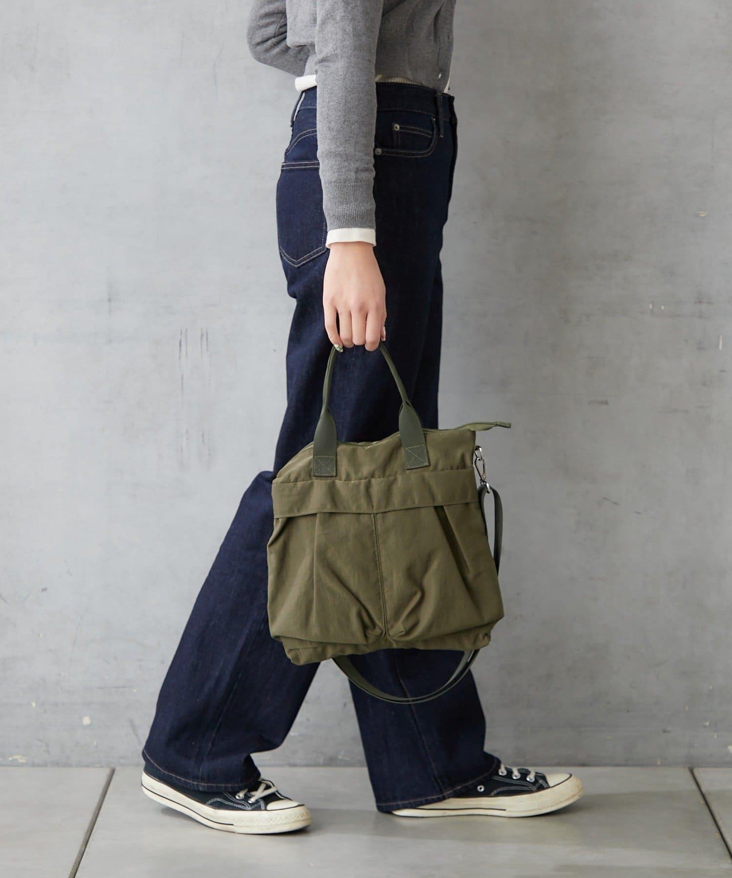 尼龍雙口袋兩用包