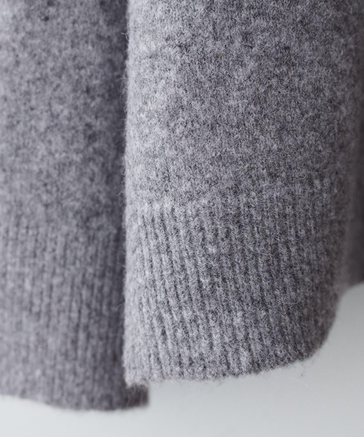 有領鑰匙領雜色針織上衣