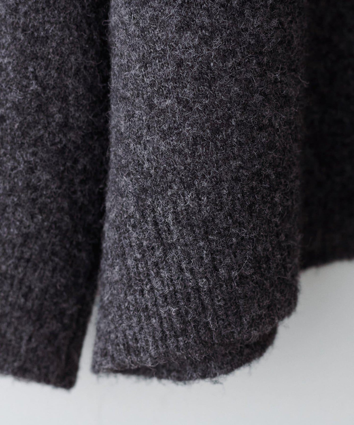 有領鑰匙領雜色針織上衣