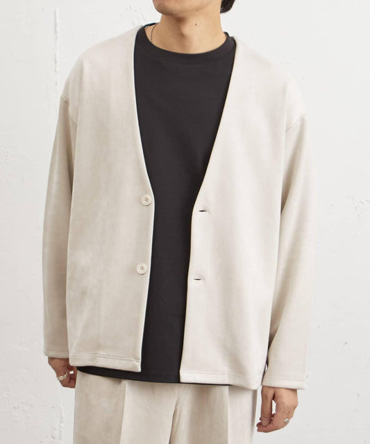 復刻款 可成套 合成麂皮 開衫