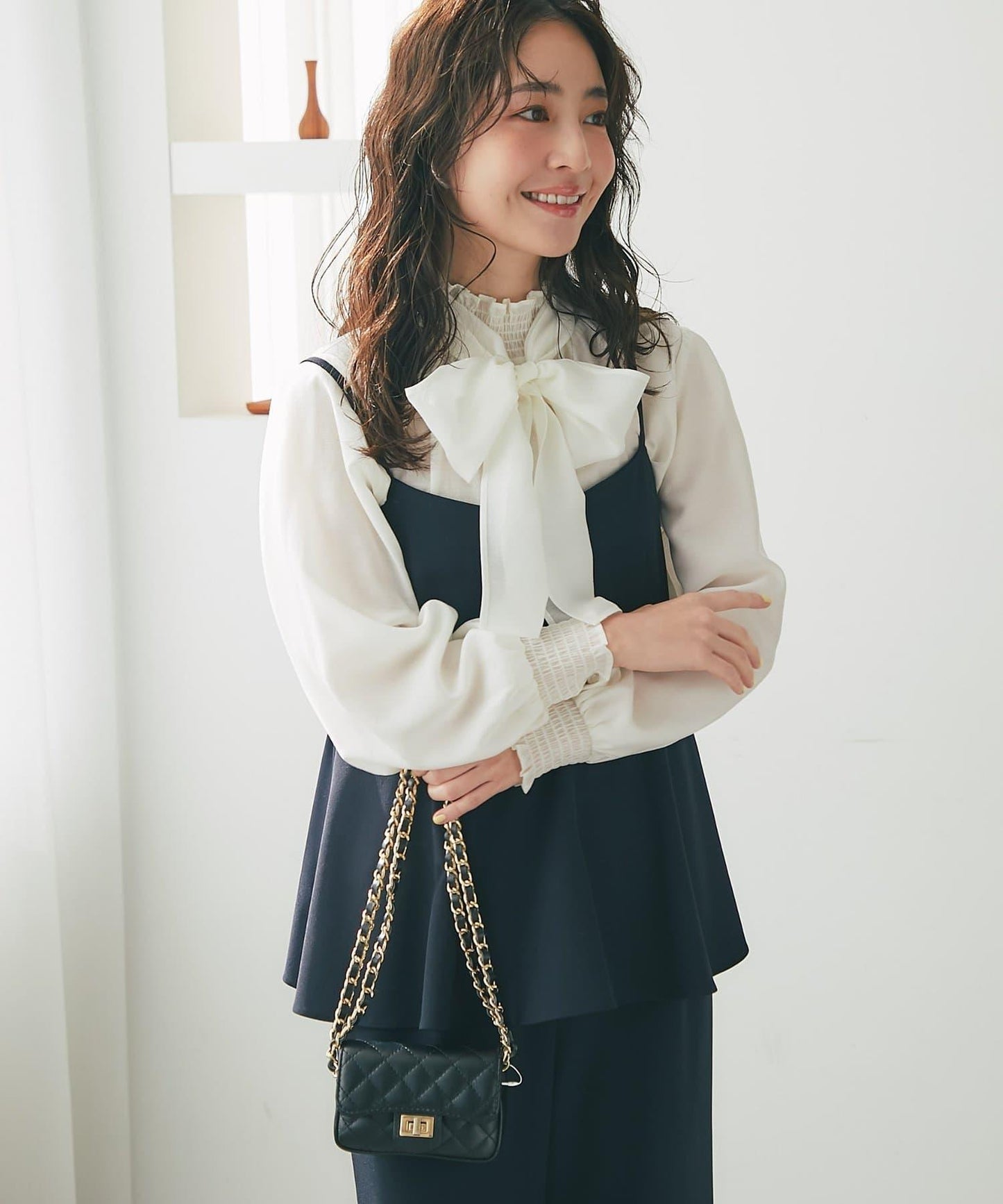 荷葉邊吊帶連體褲