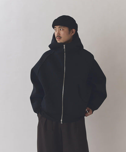 雙重提花連帽衛衣