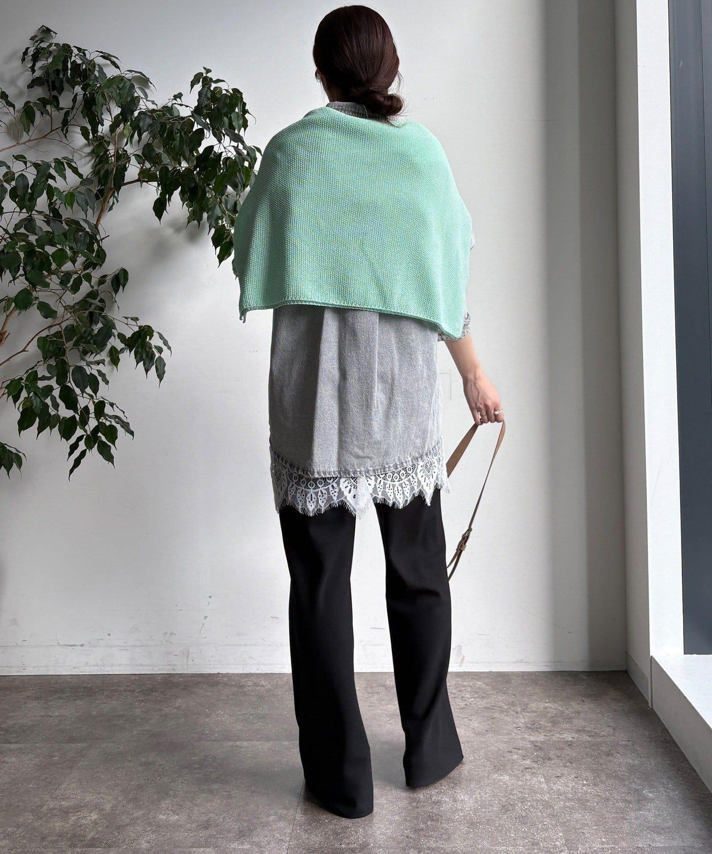 牛仔面料襯衫（網絡）