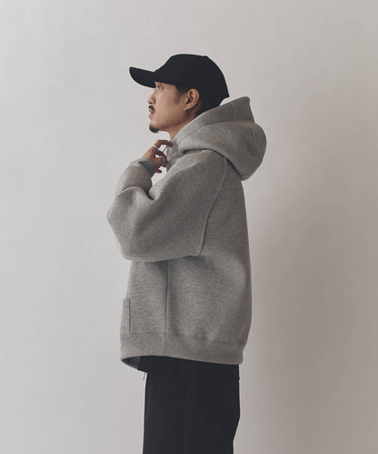 雙重提花連帽衛衣