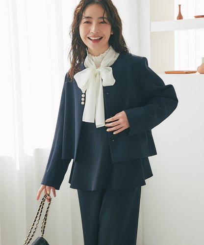 荷葉邊吊帶連體褲