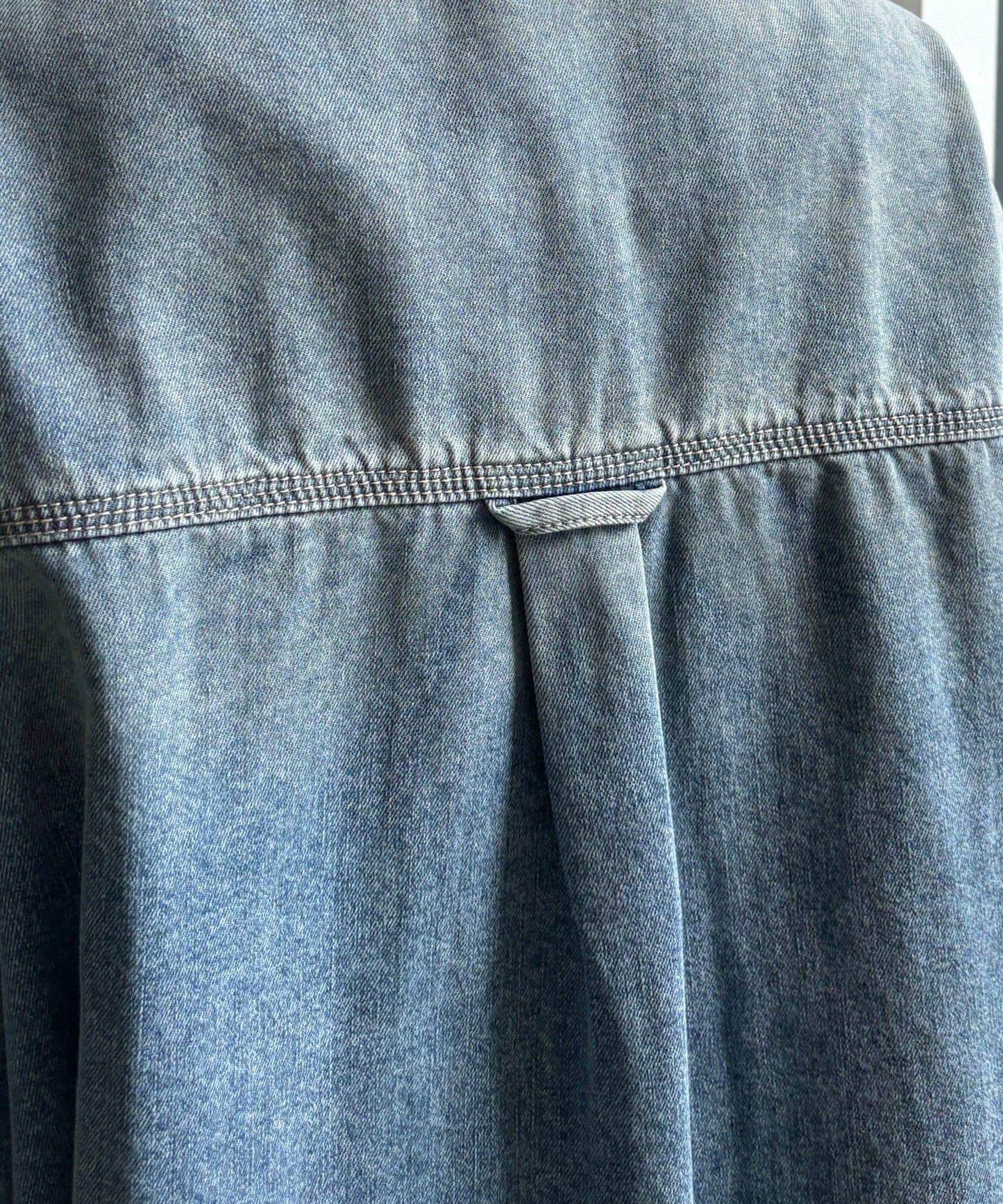 牛仔面料襯衫（網絡）