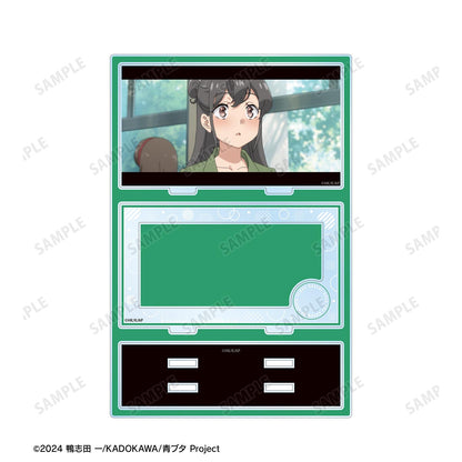 青春ブタ野郎はサンタクロースの夢を見ない（青春野狼不會夢到聖誕老人） 美東美織 大號亞克力立牌（含場景配件）