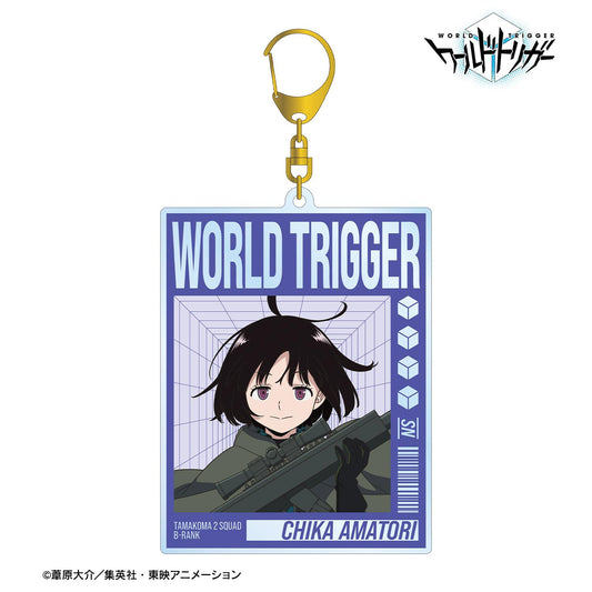 境界觸發者（境界觸發者） 新繪系列 雨取千佳 大號亞克力鑰匙扣 戰鬥開始ver.