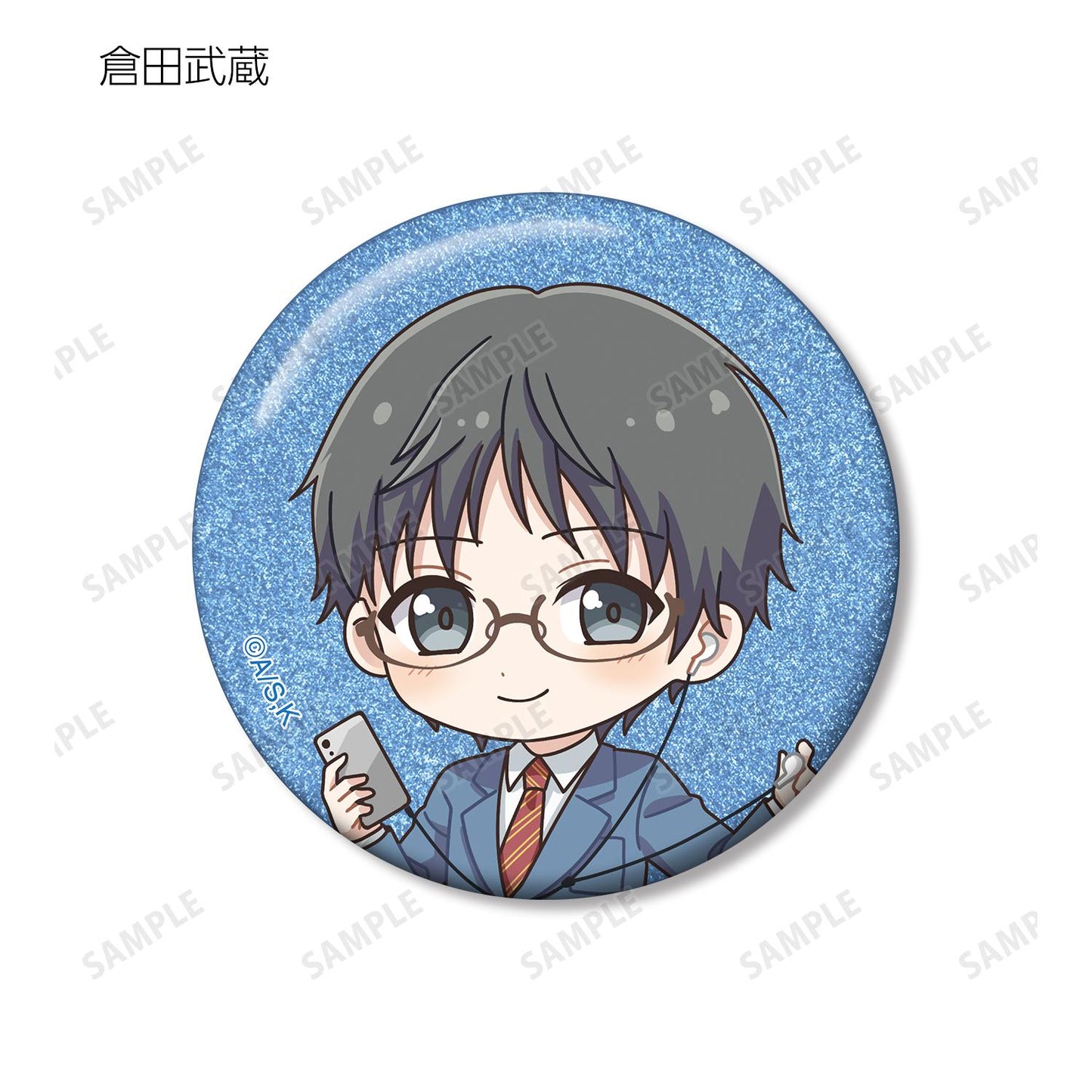 この音とまれ！（一弦定音！） 隨機Q版放課後款亮粉徽章系列 完整BOX 15包入