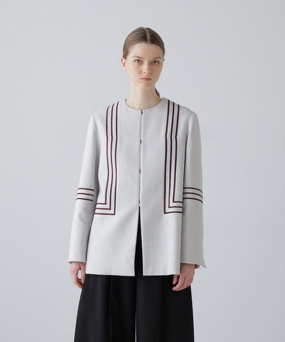 粗線條刺繡 夾克