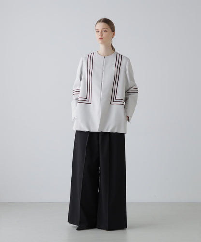 粗線條刺繡 夾克