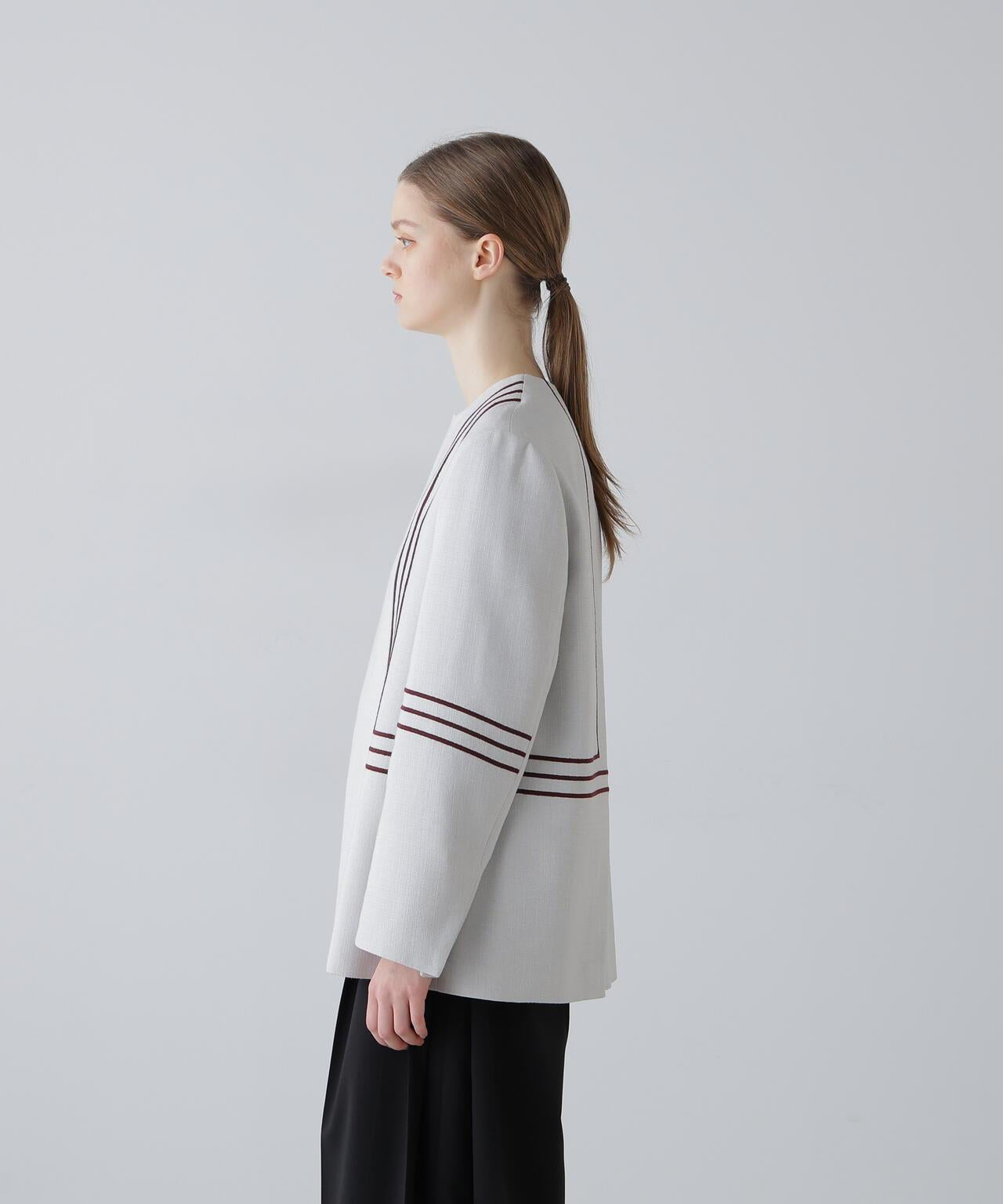 粗線條刺繡 夾克