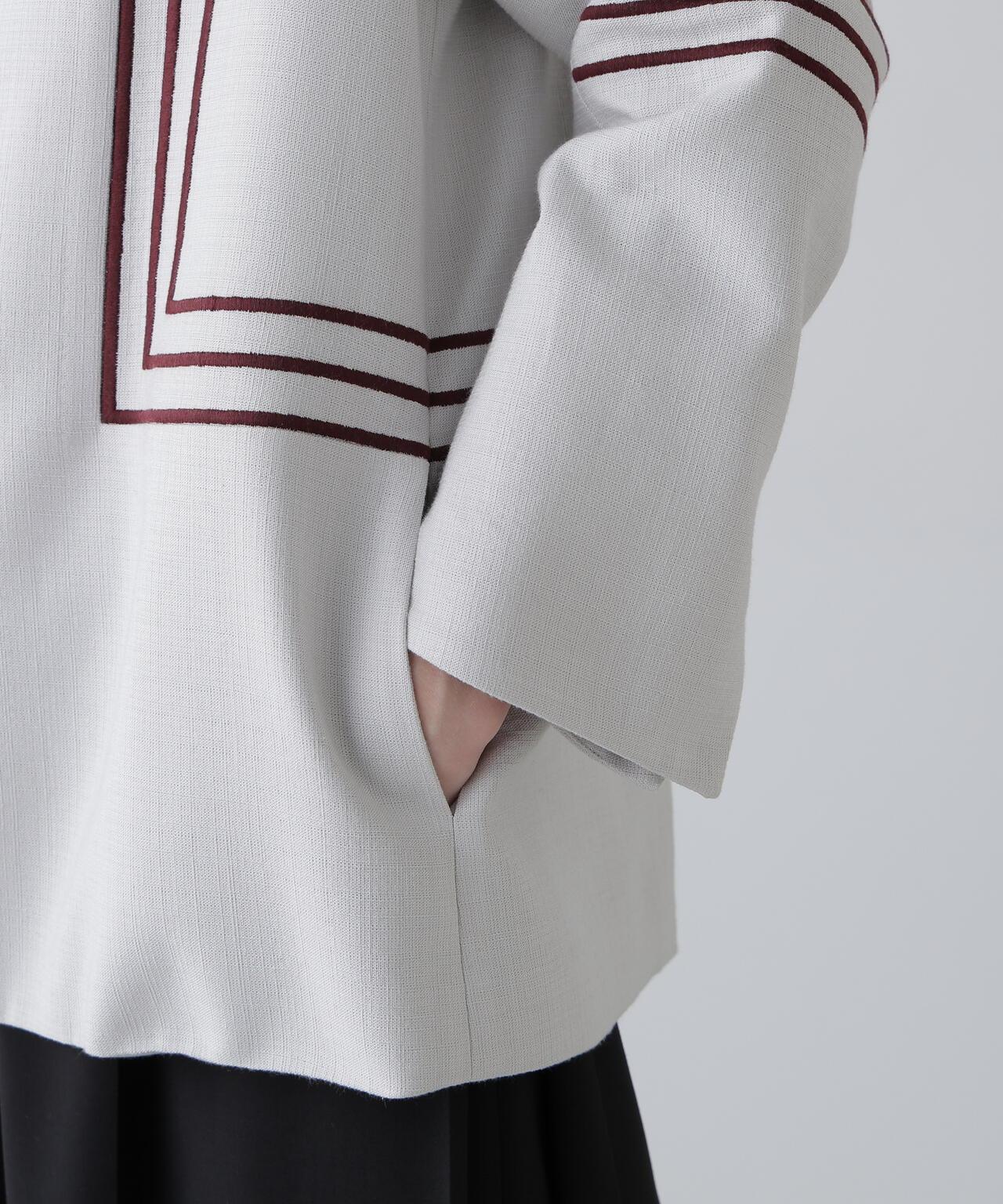 粗線條刺繡 夾克