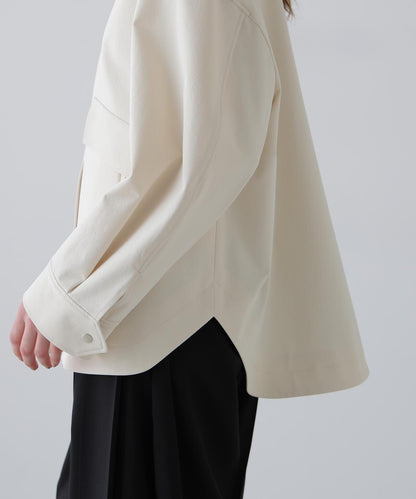 紙質感彈力夾克