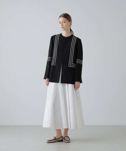 粗線條刺繡 夾克