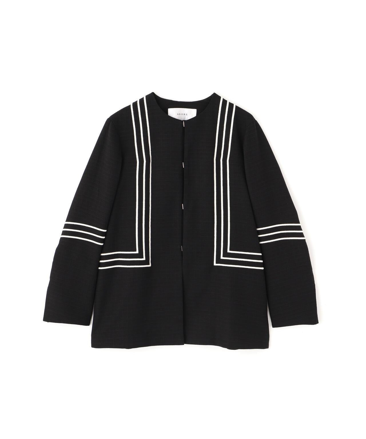 粗線條刺繡 夾克