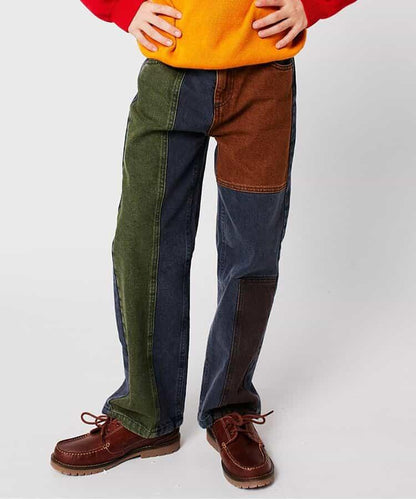 colorblock dnm 兒童長褲