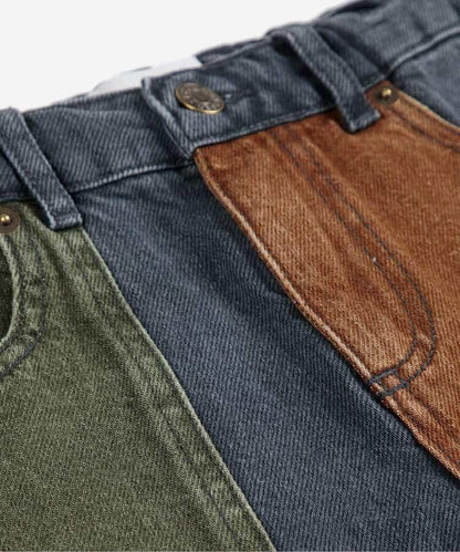 colorblock dnm 兒童長褲