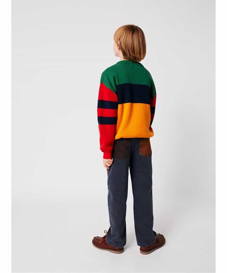 colorblock dnm 兒童長褲