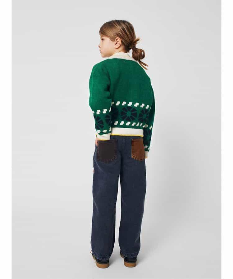 colorblock dnm 兒童長褲