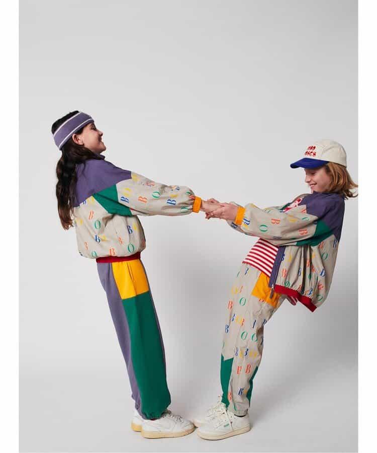 colorblock jogging 長褲 兒童款