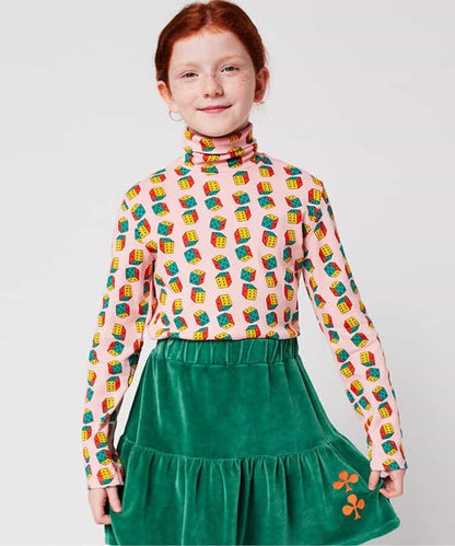 滿印 Dices 圖案 長袖T恤 兒童款