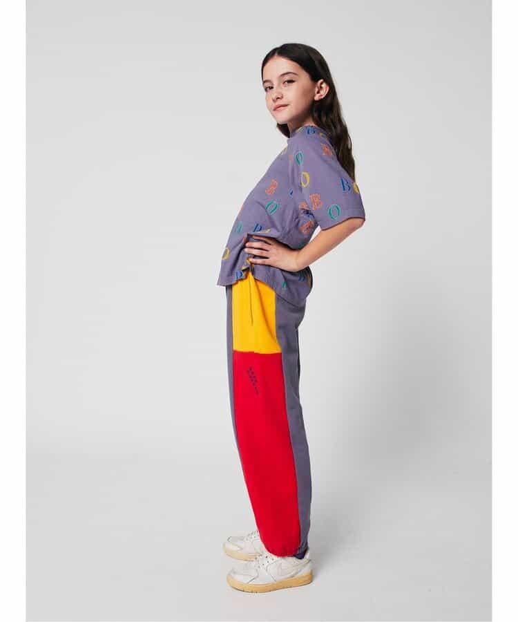 colorblock jogging 長褲 兒童款