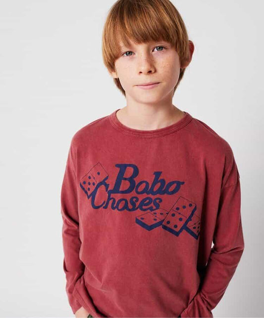 Dominos 兒童款 長袖T恤