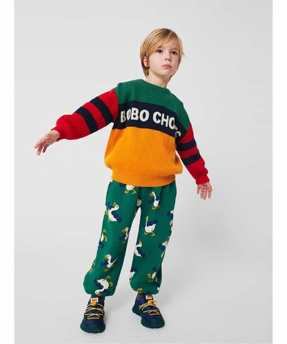 color block 毛衣 兒童款