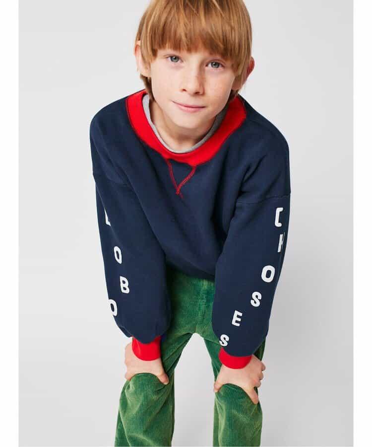 colorblock配色設計 兒童衛衣