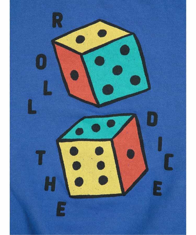兒童款 Roll The Dice 英文印花 衛衣