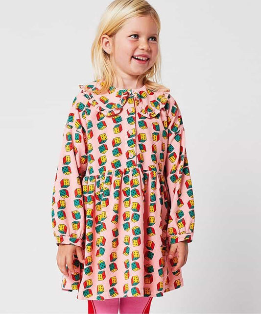 全印花 Dices corduroy 燈芯絨 連衣裙 兒童款