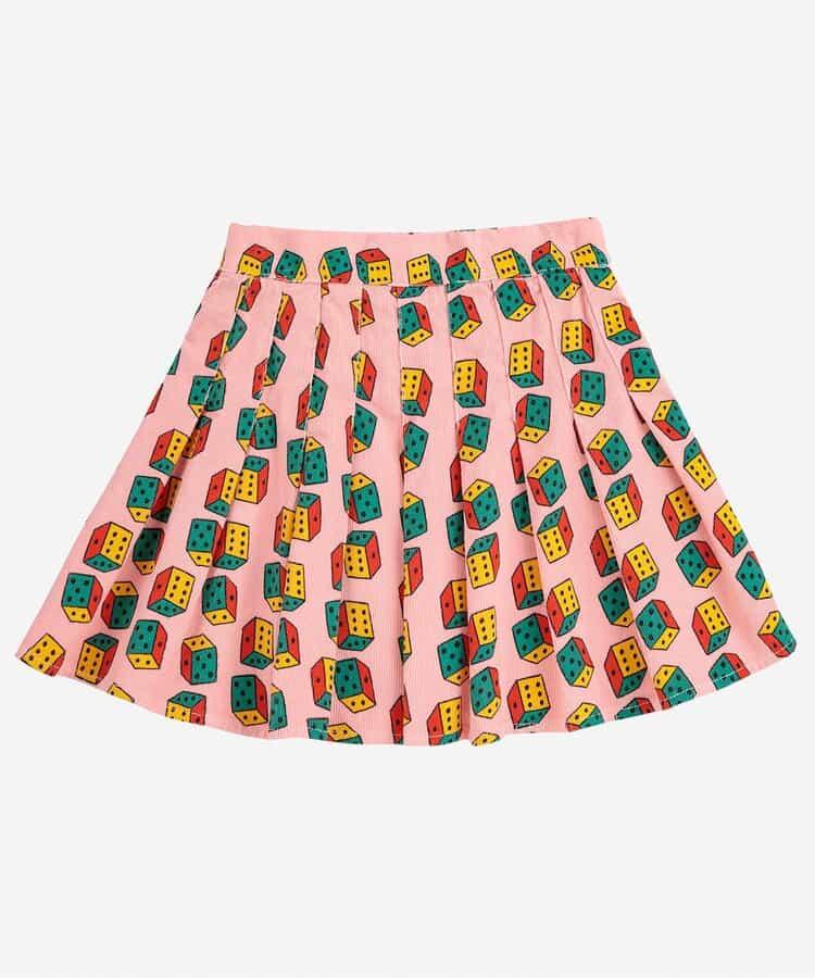 全面印花 Dices 燈芯絨 半身裙（兒童款）