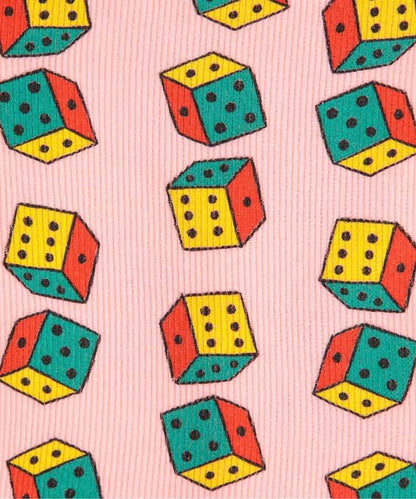 全面印花 Dices 燈芯絨 半身裙（兒童款）