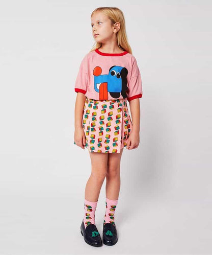 全面印花 Dices 燈芯絨 半身裙（兒童款）