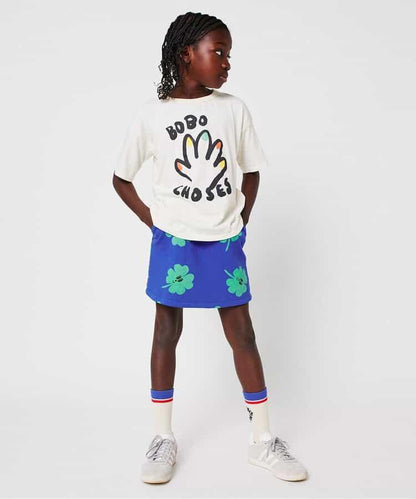 全面印花 Lucky Clover 圖案 半身裙 兒童款