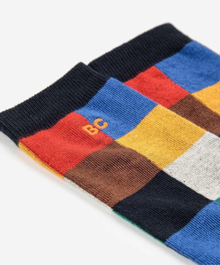 Multicolor Tiles long 兒童襪子