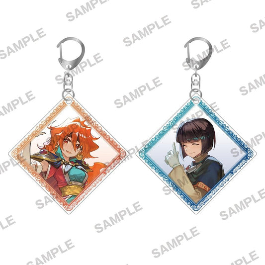 スレイヤーズ（魔劍美神） KADOMIX系列 リナ&ゼロス 丙烯鑰匙扣兩件套 lack Ver.