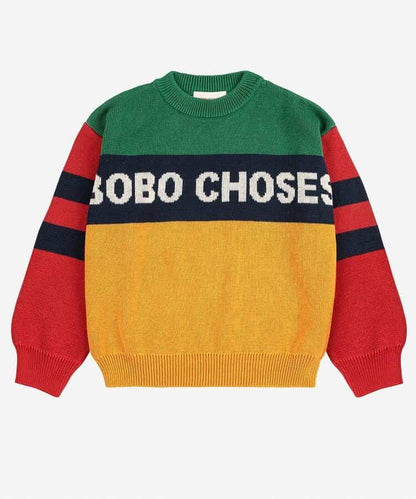 color block 毛衣 兒童款