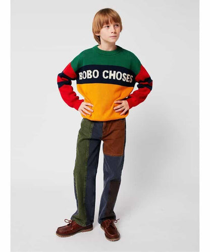 color block 毛衣 兒童款