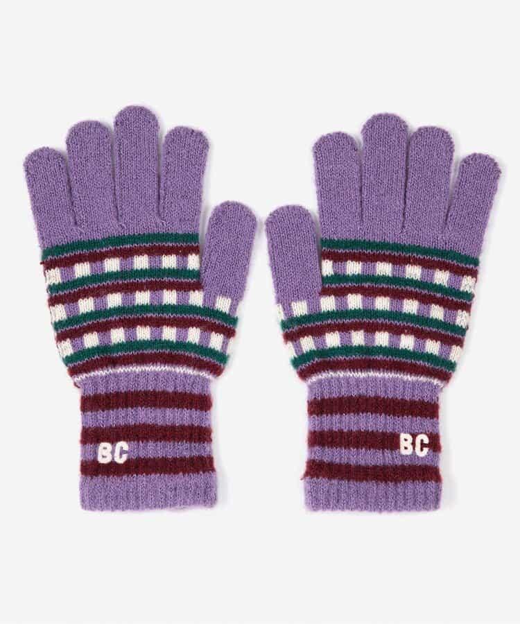 提花 jacquard long gloves 兒童長手套