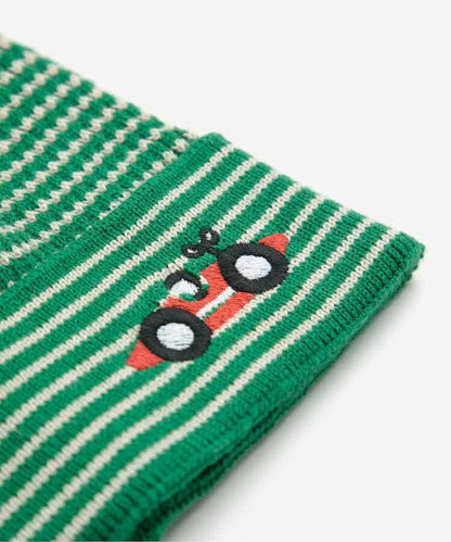 Race Car 圖案 嬰兒針織帽