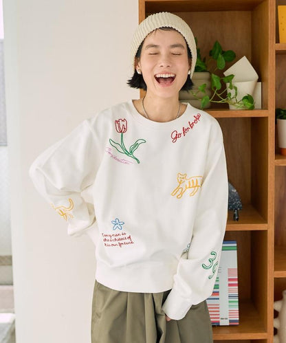 鏈式刺繡設計 衛衣