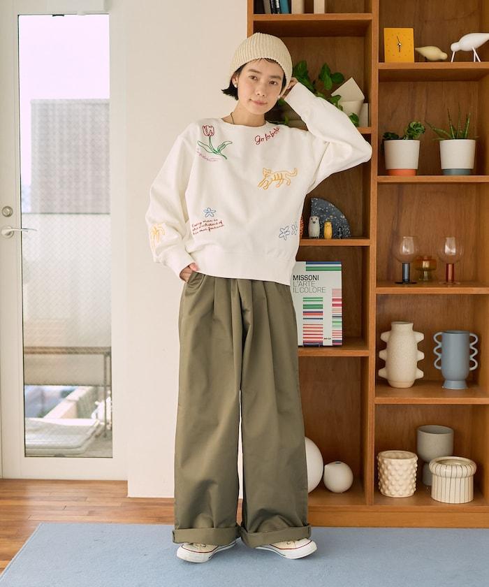 鏈式刺繡設計 衛衣