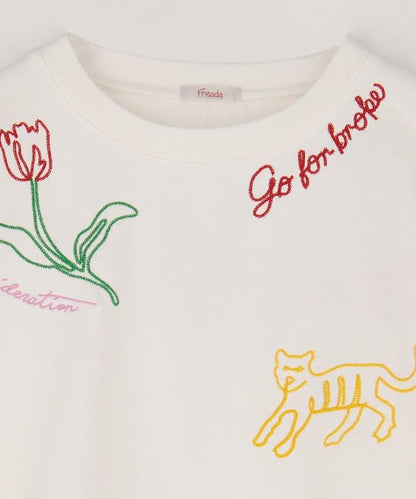 鏈式刺繡設計 衛衣