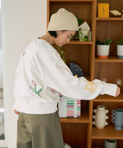 鏈式刺繡設計 衛衣